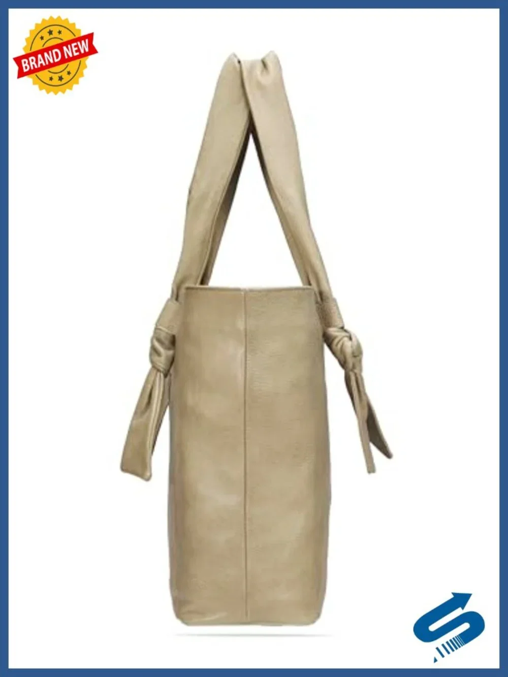 Genuine Leather Frye Women's Nora Knotted Tote Handbag